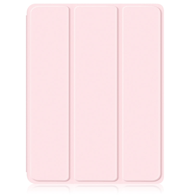 For iPad Air 11 2024 / Pro 11 2022 Acrylic 3-Fold Smart Leather Tablet Case(Pink) - iPad Air 11 2025 / 2024 Cases by buy2fix | Online Shopping UK | buy2fix