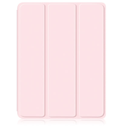 For iPad Air 11 2024 / Pro 11 2022 Acrylic 3-Fold Smart Leather Tablet Case(Pink) - iPad Air 11 2025 / 2024 Cases by buy2fix | Online Shopping UK | buy2fix