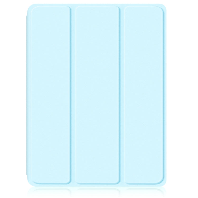 For iPad Pro 11 2024 Acrylic 3-Fold Smart Leather Tablet Case(Sky Blue) - iPad Pro 11 2024 Cases by buy2fix | Online Shopping UK | buy2fix