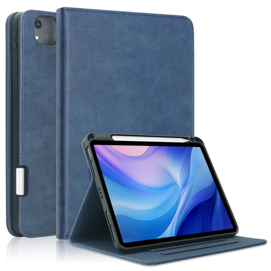 For iPad Air 11 2025 / 2024 Front Stand Smart TPU Leather Tablet Case(Dark Blue) - iPad Air 11 2025 / 2024 Cases by buy2fix | Online Shopping UK | buy2fix