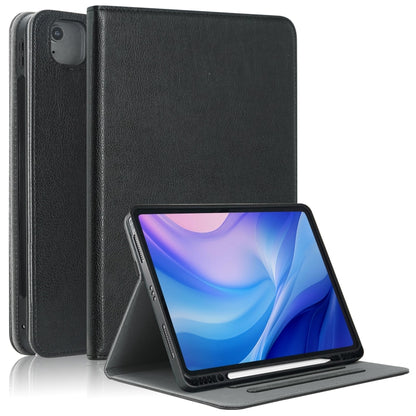 For iPad Air 13 2025 / 2024 Front Stand Smart TPU Leather Tablet Case(Black) - iPad Air 13 2025 / 2024 Cases by buy2fix | Online Shopping UK | buy2fix