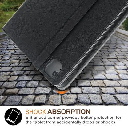 For iPad Air 13 2025 / 2024 Front Stand Smart TPU Leather Tablet Case(Black) - iPad Air 13 2025 / 2024 Cases by buy2fix | Online Shopping UK | buy2fix