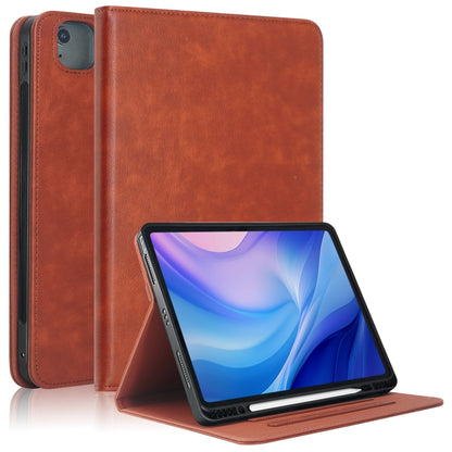For iPad Air 13 2025 / 2024 Front Stand Smart TPU Leather Tablet Case(Brown) - iPad Air 13 2025 / 2024 Cases by buy2fix | Online Shopping UK | buy2fix