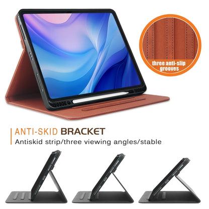 For iPad Air 13 2025 / 2024 Front Stand Smart TPU Leather Tablet Case(Brown) - iPad Air 13 2025 / 2024 Cases by buy2fix | Online Shopping UK | buy2fix