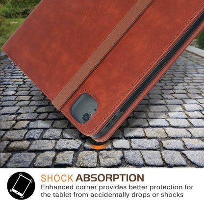 For iPad Air 13 2025 / 2024 Front Stand Smart TPU Leather Tablet Case(Brown) - iPad Air 13 2025 / 2024 Cases by buy2fix | Online Shopping UK | buy2fix