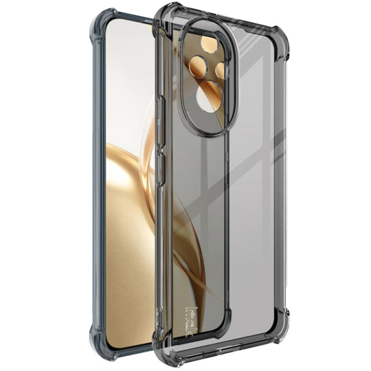 For Honor 200 imak Shockproof Airbag TPU Phone Case(Transparent Black)