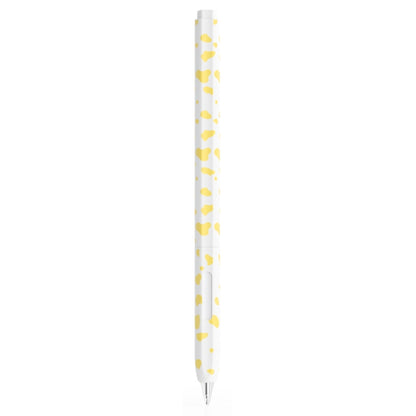 For Huawei M-Pencil 1 / 2 / 3 Cow Pattern Stylus Silicone Protective Cover(Yellow) - Pencil Accessories by buy2fix | Online Shopping UK | buy2fix
