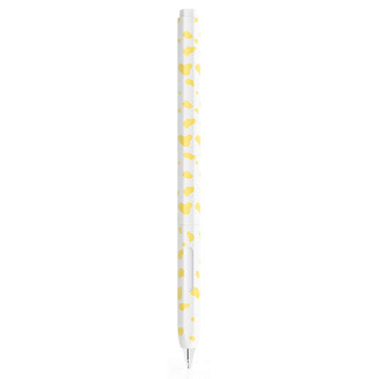 For Huawei M-Pencil 1 / 2 / 3 Cow Pattern Stylus Silicone Protective Cover(Yellow) - Pencil Accessories by buy2fix | Online Shopping UK | buy2fix