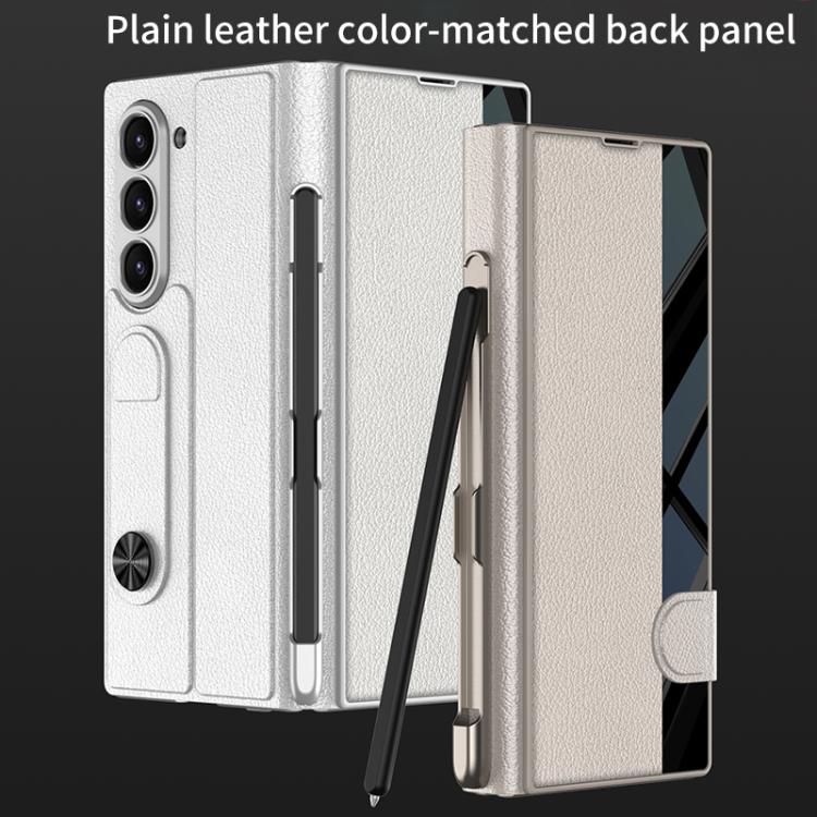 For Samsung Galaxy Z Fold7 5G GKK Integrated Full Coverage Flip Phone Case with Pen Slot, Not Included Pen(Green) - Galaxy Z Fold7 5G Cases by GKK | Online Shopping UK | buy2fix