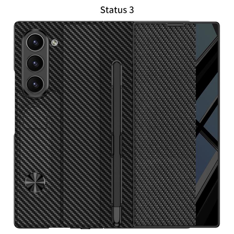 For Samsung Galaxy Z Fold7 5G GKK Integrated Full Coverage Flip Phone Case with Pen Slot, Not Included Pen(Titanium Gray) - Galaxy Z Fold7 5G Cases by GKK | Online Shopping UK | buy2fix