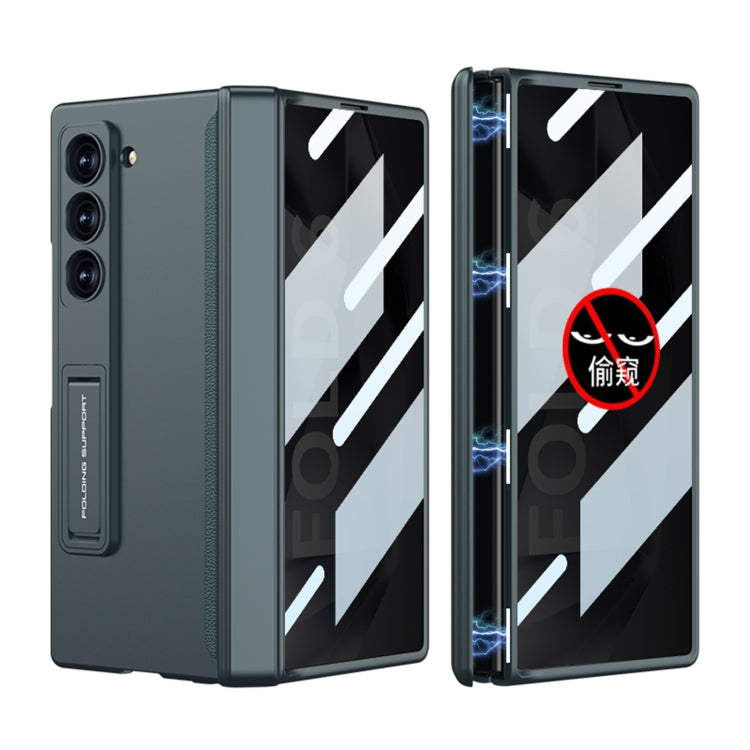 For Samsung Galaxy Z Fold6 GKK Integrated Anti Peep Full Coverage Magnetic Fold Phone Case(Green) by GKK