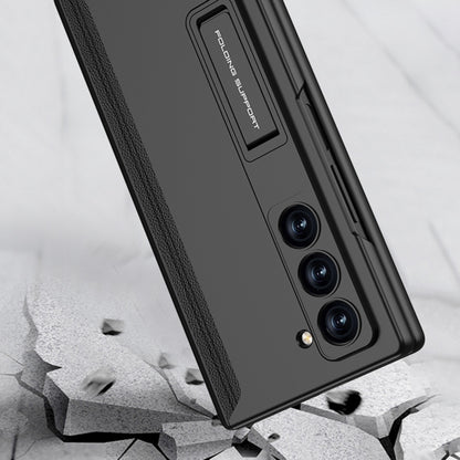 For Samsung Galaxy Z Fold6 GKK Integrated Anti Peep Full Coverage Magnetic Fold Phone Case(Titanium Gray) by GKK