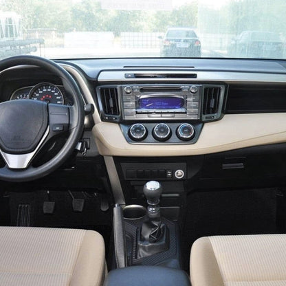 For Toyota Corolla 2007-2013 Car Gear Lever Hand Ball Leather Gear Shift Knob, Style:6 Speed by buy2fix