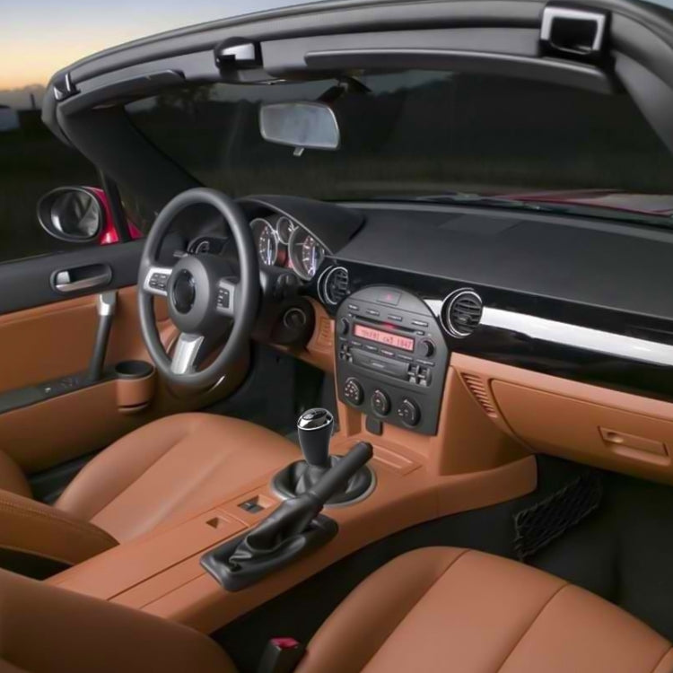 For Mazda 3 Series CX-7 / MX-5 Car Gear Lever Hand Ball Leather Gear Shift Knob, Style:6 Speed by buy2fix