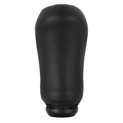 For Renault Clio III MK3 Car Gear Lever Knob Leather Gear Shift Knob(Black) by buy2fix