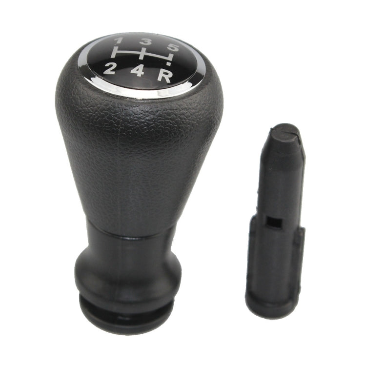 For Citroen C4 / Peugeot 307 Car Gear Lever Knob Leather Gear Shift Knob, with Converter(Black) by buy2fix