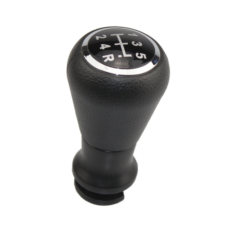 For Citroen C4 / Peugeot 307 Car Gear Lever Knob Leather Gear Shift Knob, with Converter(Black) by buy2fix
