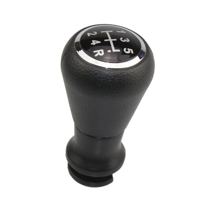 For Citroen C4 / Peugeot 307 Car Gear Lever Knob Leather Gear Shift Knob, with Converter(Black) by buy2fix