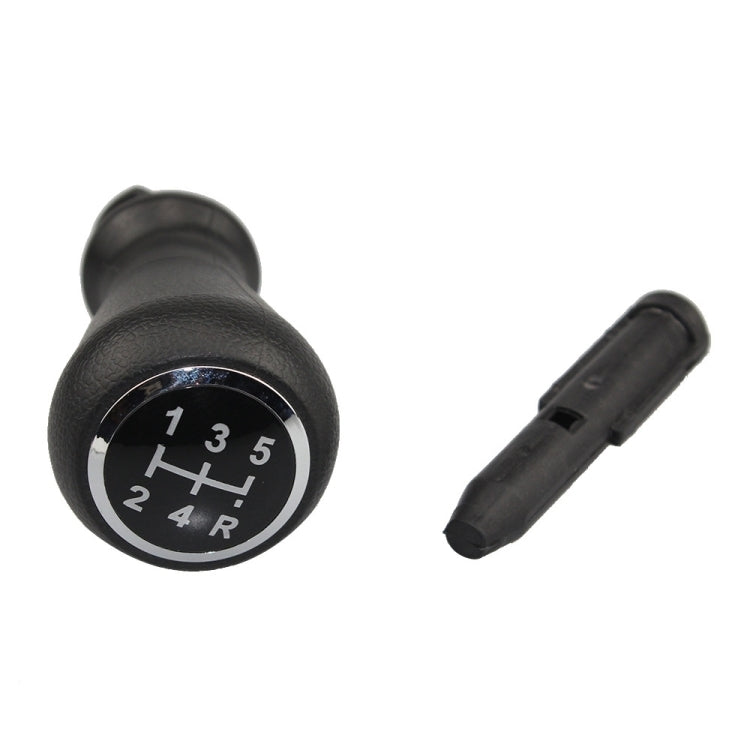 For Citroen C4 / Peugeot 307 Car Gear Lever Knob Leather Gear Shift Knob, with Converter(Black) by buy2fix