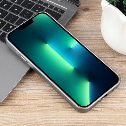 For iPhone 13 Pro Max Pure Color Honeycomb Aromatherapy MagSafe Phone Case(Grey) by buy2fix