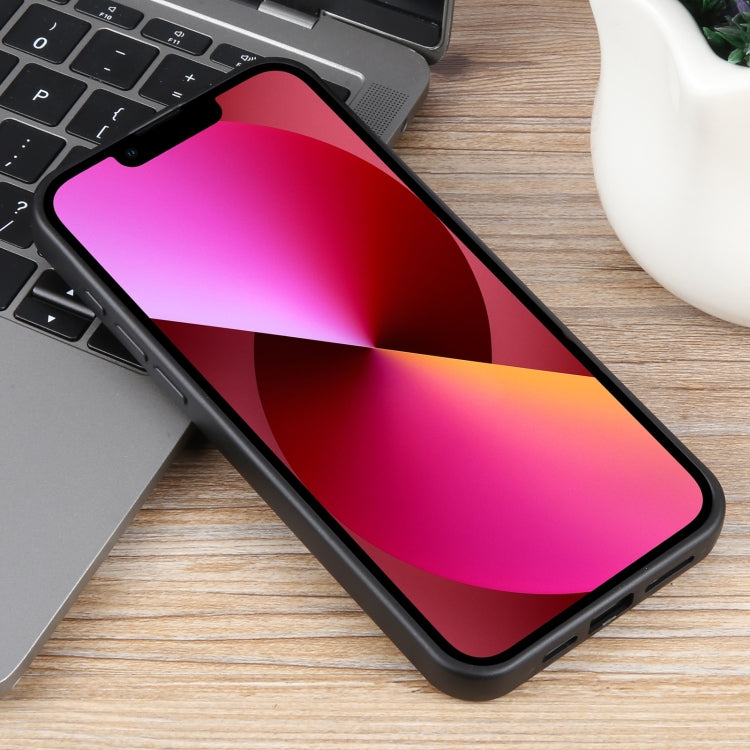 For iPhone 13 Pure Color Honeycomb Aromatherapy MagSafe Phone Case(Black) by buy2fix