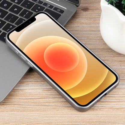 For iPhone 12 Pure Color Honeycomb Aromatherapy MagSafe Phone Case(Grey) by buy2fix