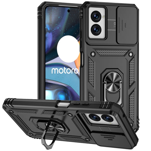 For Motorola Moto G Power 5G 2024 Sliding Camshield Holder Phone Case(Black) by buy2fix