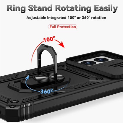 For Motorola Moto G Power 5G 2024 Sliding Camshield Holder Phone Case(Black) by buy2fix