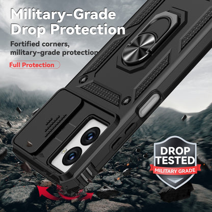 For Motorola Moto G Power 5G 2024 Sliding Camshield Holder Phone Case(Black) by buy2fix