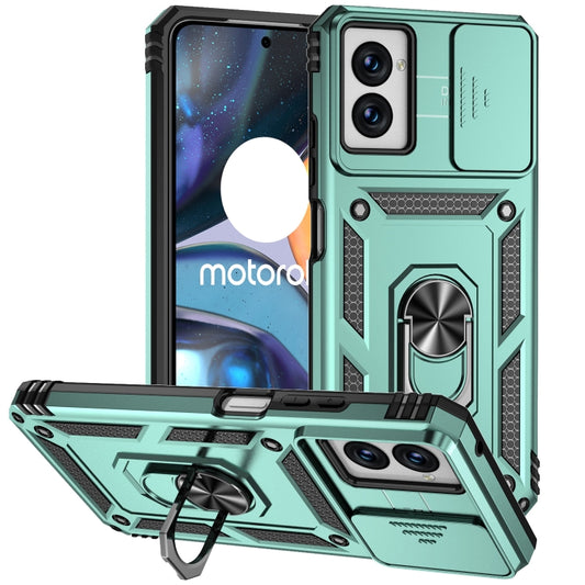 For Motorola Moto G Power 5G 2024 Sliding Camshield Holder Phone Case(Green) by buy2fix