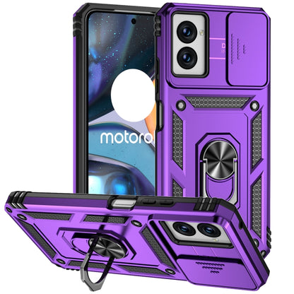For Motorola Moto G Power 5G 2024 Sliding Camshield Holder Phone Case(Purple) by buy2fix