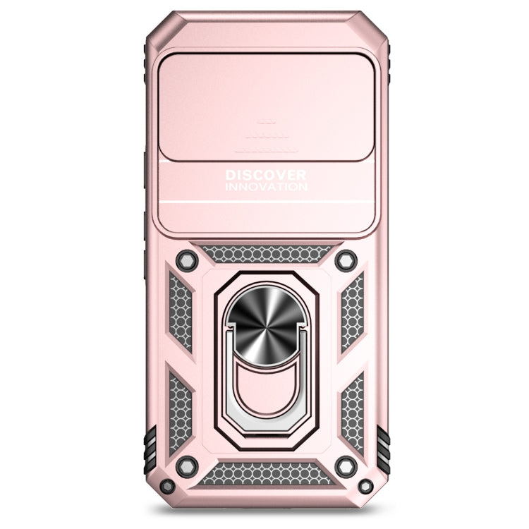For Google Pixel 9 Sliding Camshield Holder Phone Case(Rose Gold) - Google Cases by buy2fix | Online Shopping UK | buy2fix