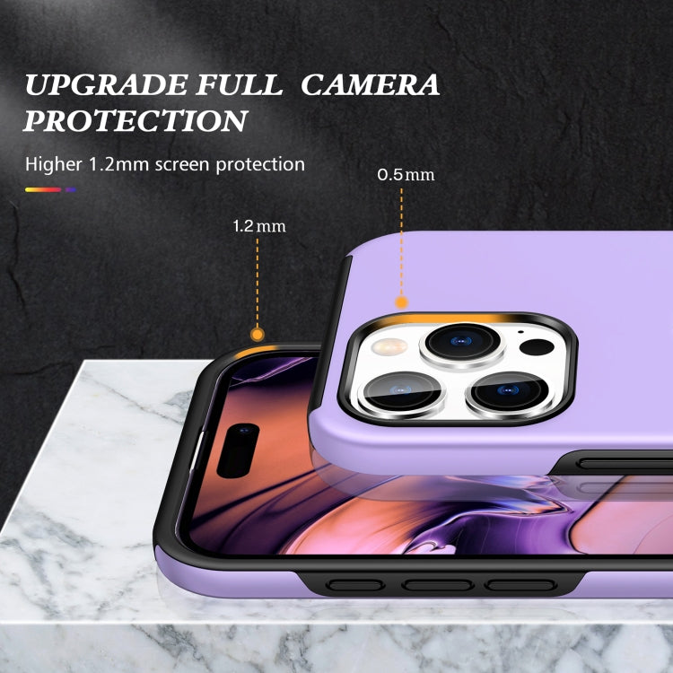 For iPhone 16 Pro Max Magnetic Ring Holder Phone Case(Purple) by buy2fix