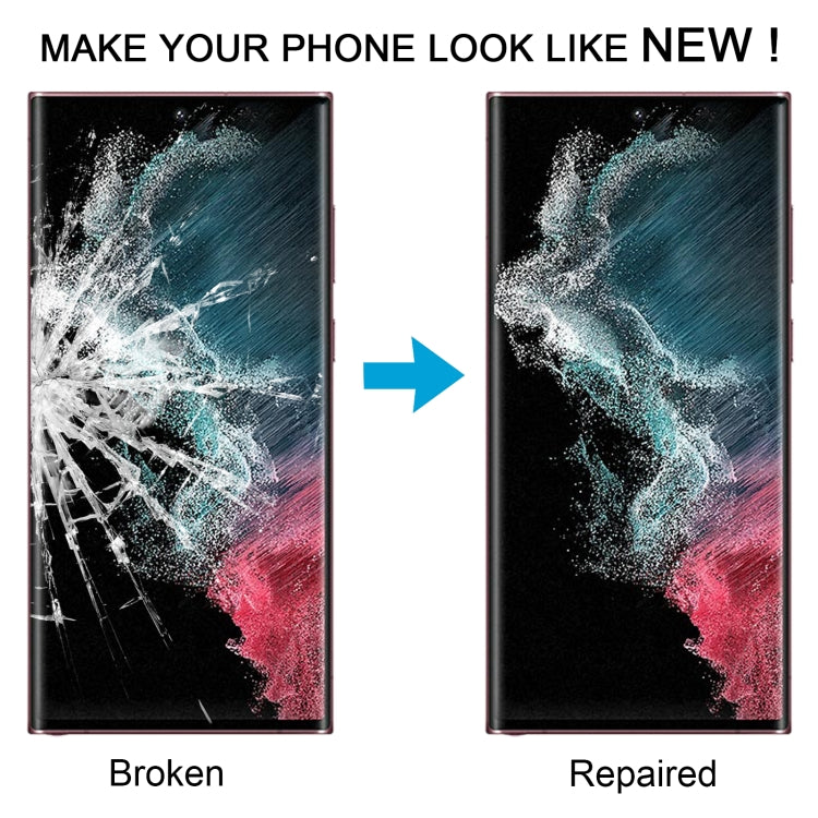 For Samsung Galaxy S22 Ultra SM-S908B Front Screen Outer Glass Lens with OCA Optically Clear Adhesive -  by buy2fix | Online Shopping UK | buy2fix