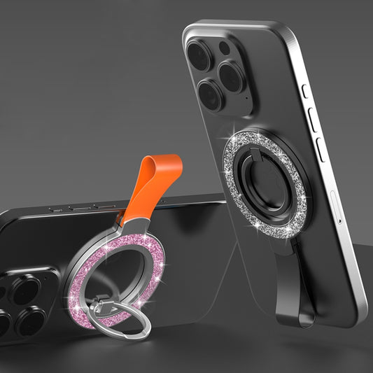 Glitter Magnetic Ring Buckle Holder(Pink Green + Grey) - Ring Holder by buy2fix | Online Shopping UK | buy2fix