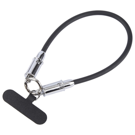 USB-C / Type-C to Type-C Data Cable Phone Anti-lost Short Lanyard, Length: 30cm(Black Silicone) - USB-C & Type-C Cable by buy2fix | Online Shopping UK | buy2fix