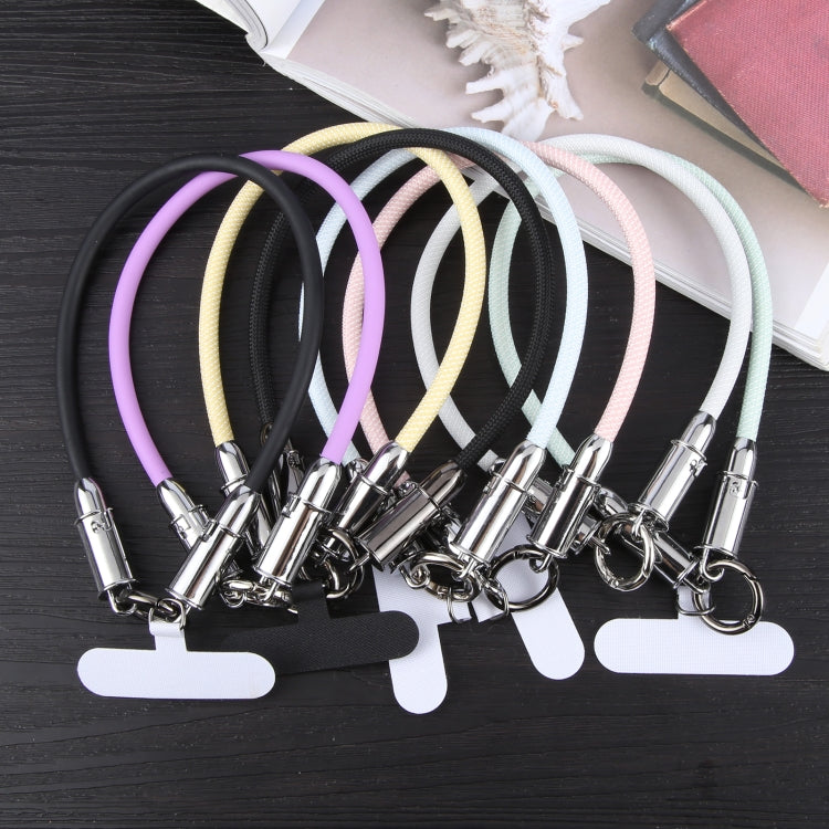 USB-C / Type-C to Type-C Data Cable Phone Anti-lost Short Lanyard, Length: 30cm(Black Silicone) - USB-C & Type-C Cable by buy2fix | Online Shopping UK | buy2fix