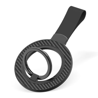 Carbon Fiber Magnetic Ring Buckle Holder(Black) - Ring Holder by buy2fix | Online Shopping UK | buy2fix