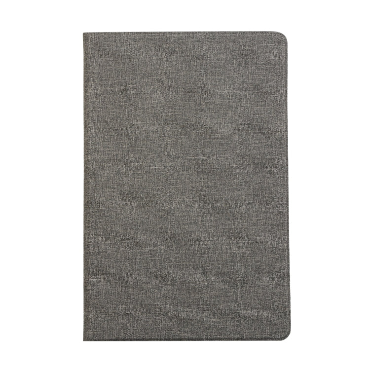 For Samsung Galaxy Tab S7 T870 2020 / Tab S8 Voltage Stretch Fabric Texture Leather Case with Holder(Gray) by buy2fix