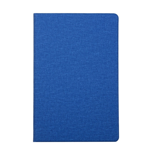 For Samsung Galaxy Tab S7 T870 2020 / Tab S8 Voltage Stretch Fabric Texture Leather Case with Holder(Blue) by buy2fix