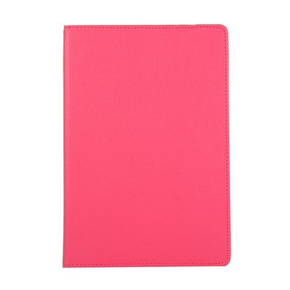 For Samsung Galaxy Tab S7 T870 2020 / Tab S8 Litchi Texture Horizontal Flip 360 Degrees Rotation Leather Case with Holder(Rose Red) - Other Galaxy Tab PC by buy2fix | Online Shopping UK | buy2fix