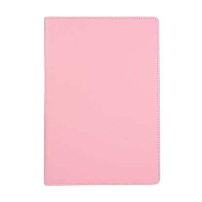 For Samsung Galaxy Tab S7 T870 2020 / Tab S8 Litchi Texture Horizontal Flip 360 Degrees Rotation Leather Case with Holder(Pink) by buy2fix
