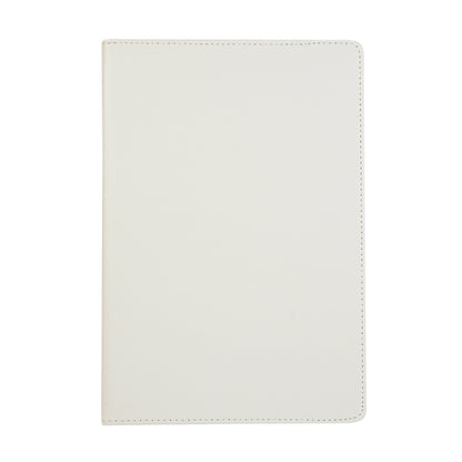 For Samsung Galaxy Tab S7 T870 2020 / Tab S8 Litchi Texture Horizontal Flip 360 Degrees Rotation Leather Case with Holder(White) - Other Galaxy Tab PC by buy2fix | Online Shopping UK | buy2fix