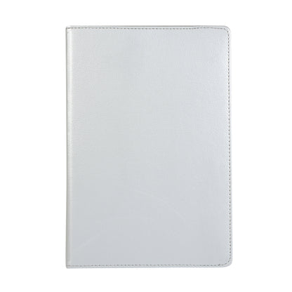 For Samsung Galaxy Tab S7 T870 2020 / Tab S8 Litchi Texture Horizontal Flip 360 Degrees Rotation Leather Case with Holder(Silver) - Other Galaxy Tab PC by buy2fix | Online Shopping UK | buy2fix