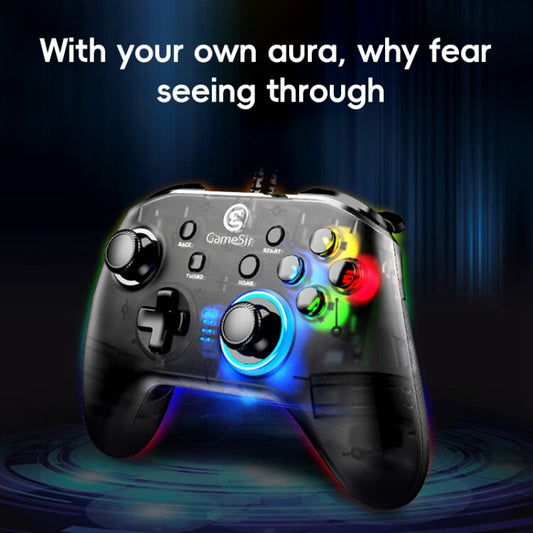 GameSir T4w Wired Gamepad Game Controller for PC / Switch / PS3 / Android(Black) - Controller Gamepad by GameSir | Online Shopping UK | buy2fix