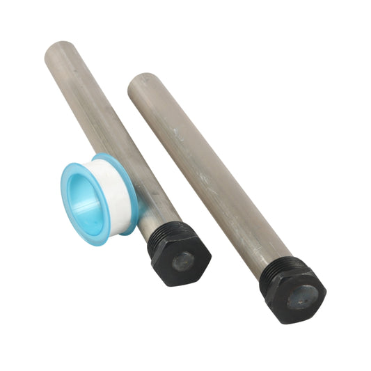 2pcs / Set RV US Standard 3/4NPT Water Heater Magnesium Anode Rod(Black Silver) by buy2fix