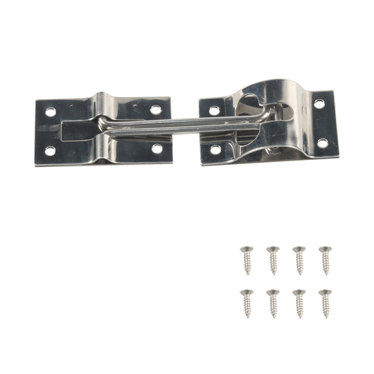 Vans / RVs / Trucks 4 inch Stainless Steel Door Hook with screws(Silver)