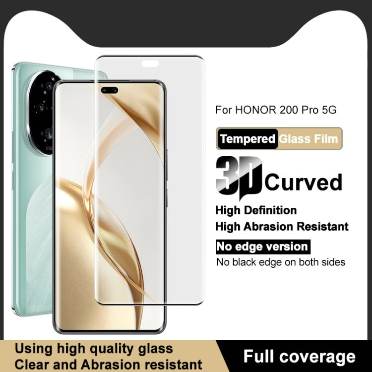 For Honor 200 Pro imak No Edge Version 3D Curved Full Screen Tempered Glass Film - Honor Tempered Glass by imak | Online Shopping UK | buy2fix