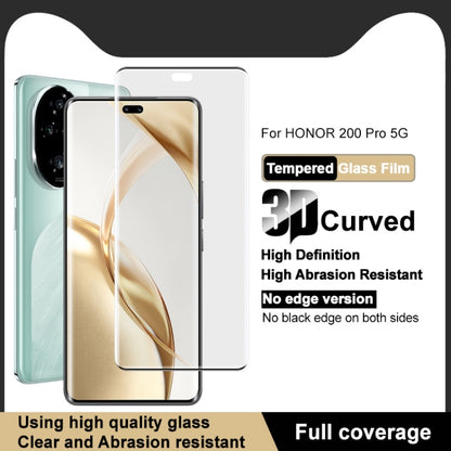 For Honor 200 Pro imak No Edge Version 3D Curved Full Screen Tempered Glass Film - Honor Tempered Glass by imak | Online Shopping UK | buy2fix