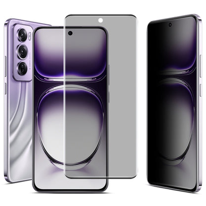 For OPPO Reno12 Pro Global imak No Edge Version 3D Curved Privacy Full Screen Tempered Glass Film - OPPO Tempered Glass by imak | Online Shopping UK | buy2fix